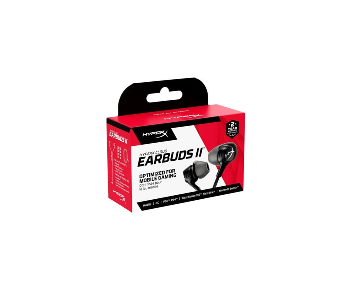 HyperX Cloud Alpha Earbuds II Optimized for Mobile Gaming
