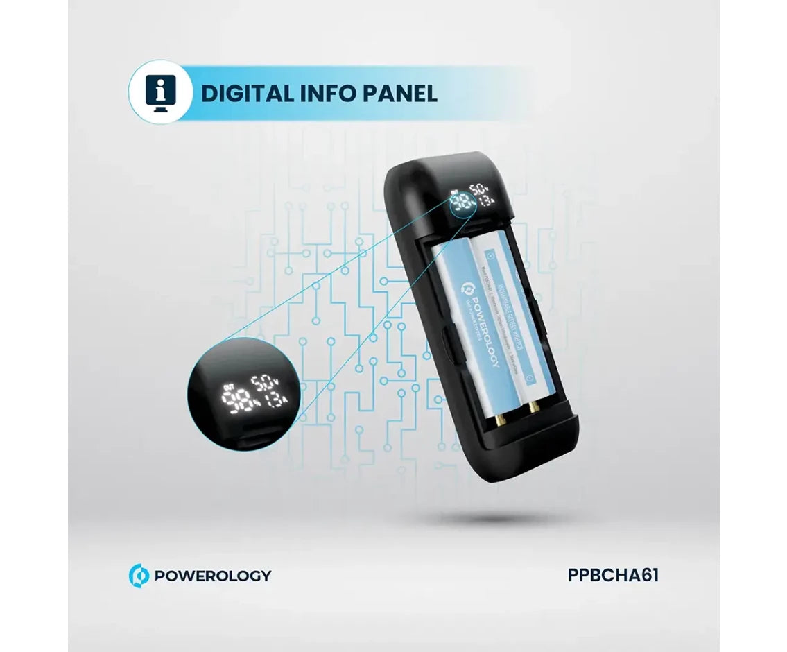 بنك طاقة Powerology DIY Cell بسعة 10000+5000 مللي أمبير