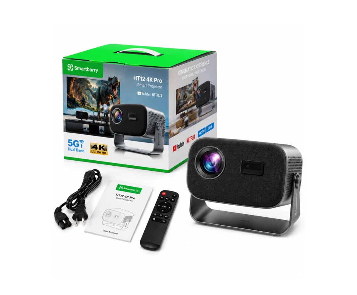Smartbarry HT12 4K Pro Smart Projector