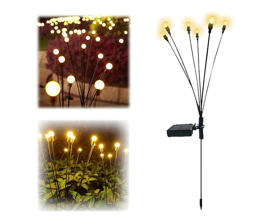 Solar Powered Firefly Outdoor Lamp