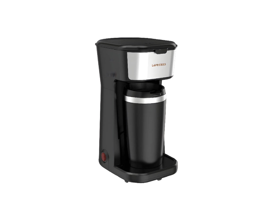 Lepresso Drip Coffee Brewer Machine with Travel Mug