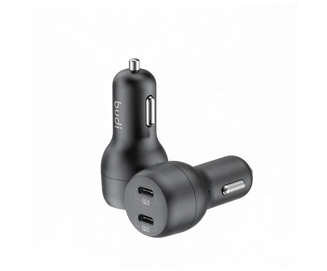 Budi 40W Dual PD Car Adapter