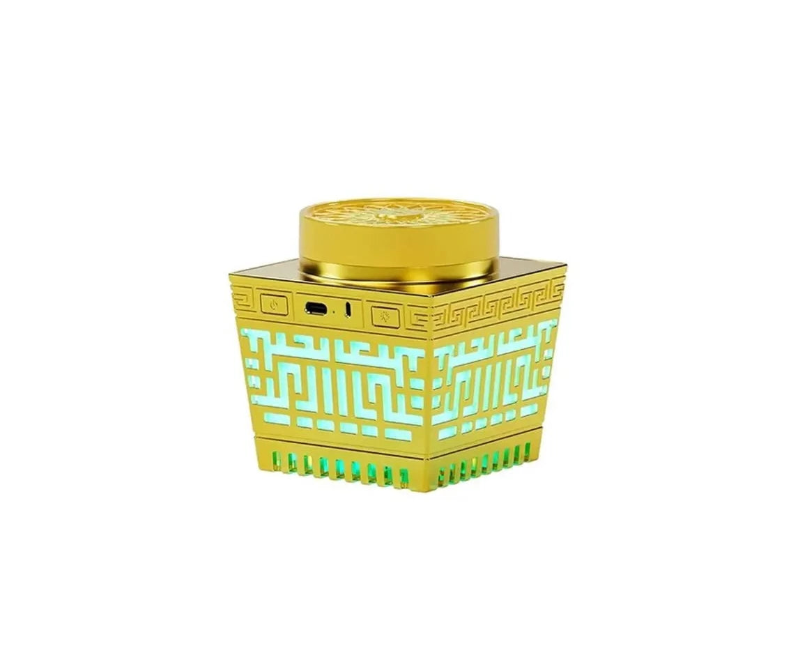 Portable Electric Incense Bakhoor Burner with complete The Holy Quran