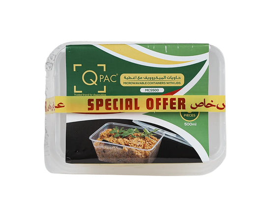 Microwave Container 1500 Ml + 500 Ml Combo Offer 1 Packet