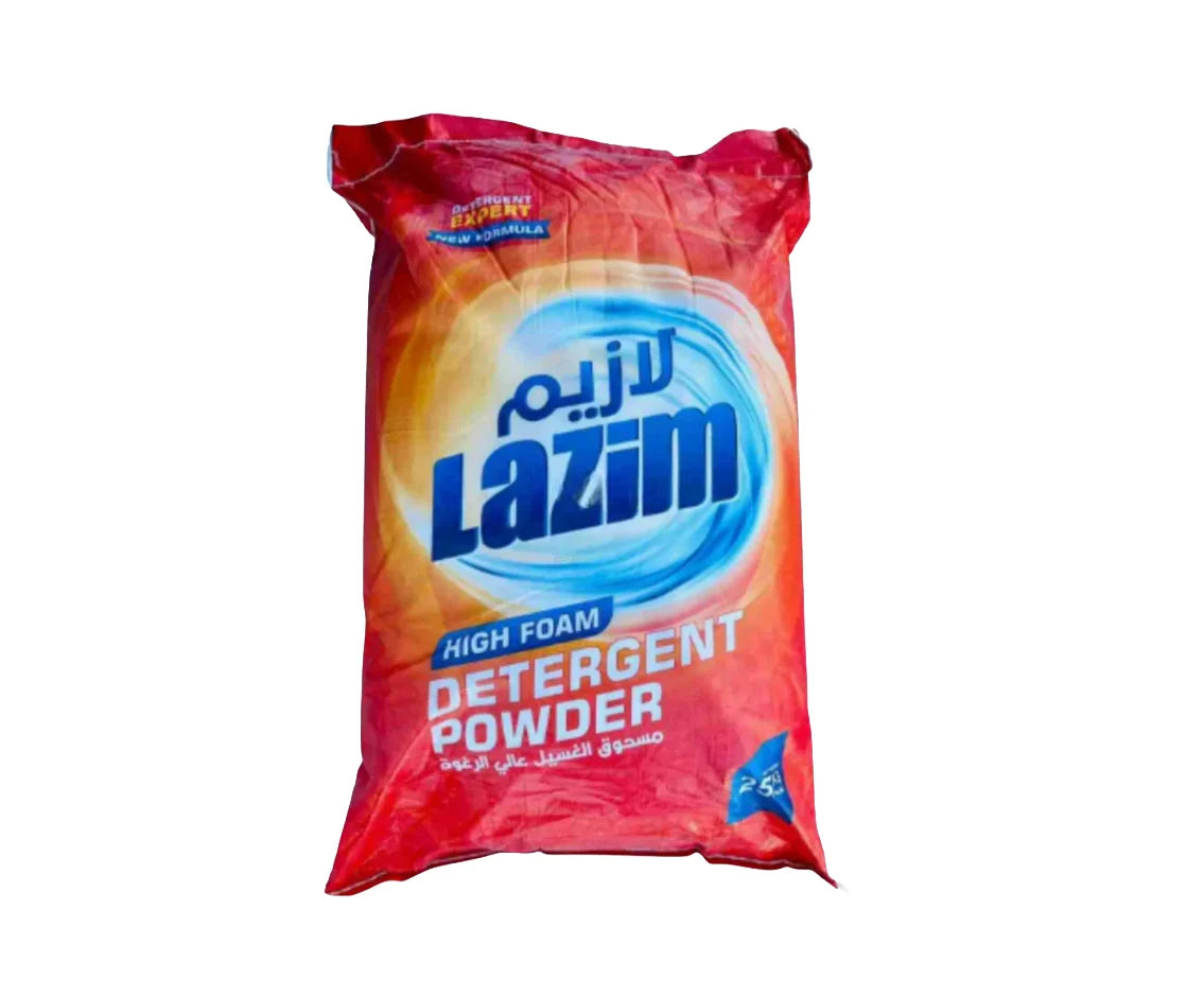 Lazim High Foam Detergent  Powder 25 Kg