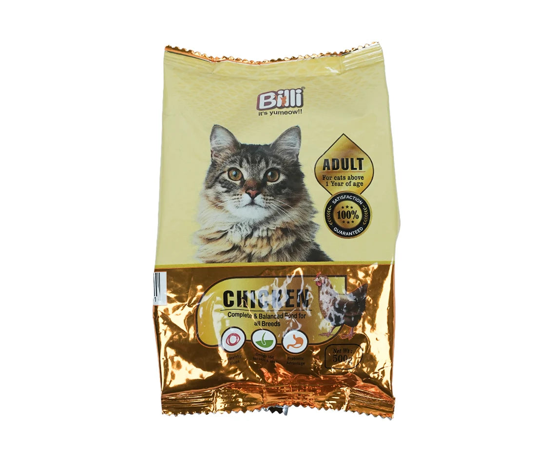 Billi Cat Food  Adult Chicken - 500 G