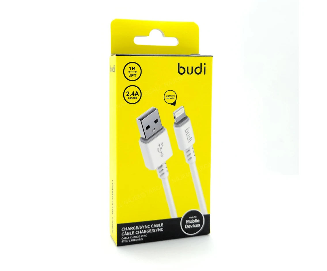 Budi USB-A to Lightning Cable – 1M