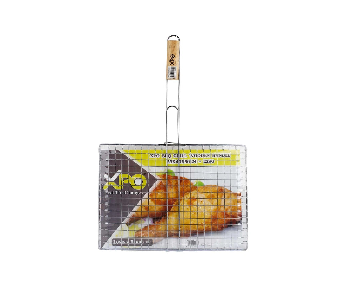 BBQ Wooden Handle Grill -2290 Xpo