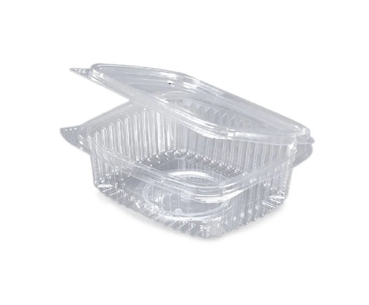 Clear Hinged Container 12 Oz Q Pac 1X10