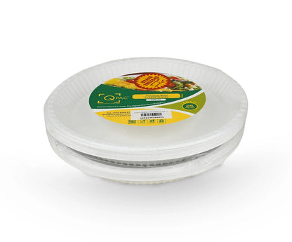 Plastic 26Cm Round Plate Q Pac 1X25 Pieces