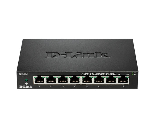 D-Link 8 Port 10/1000 Mbps Switch