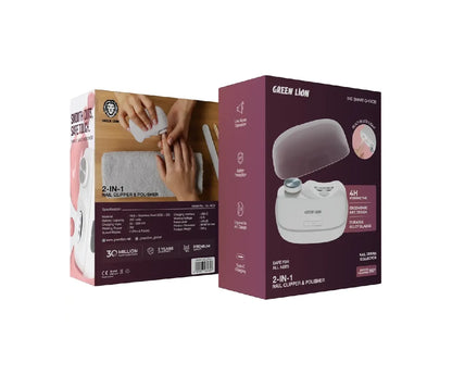 Green Lion 2-in-1 Nail Clipper & Polisher