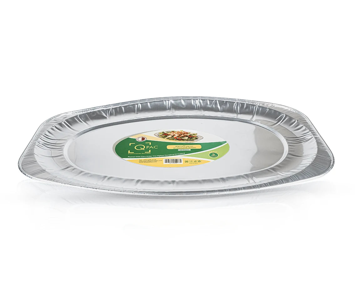 Aluminium Platters 65220 Q Pac 1X3 Pieces