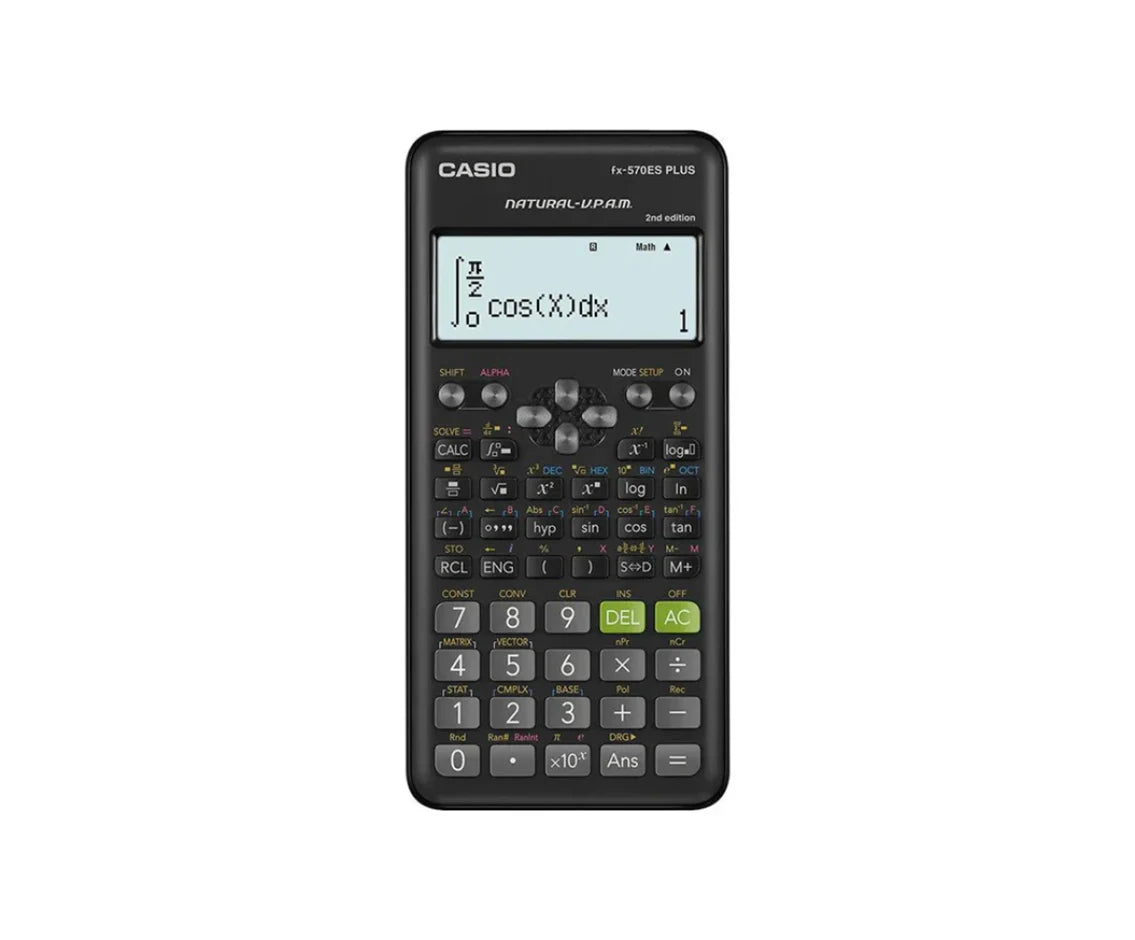 Casio Scientific Calculator FX-570ES Plus 2nd Edition – Black