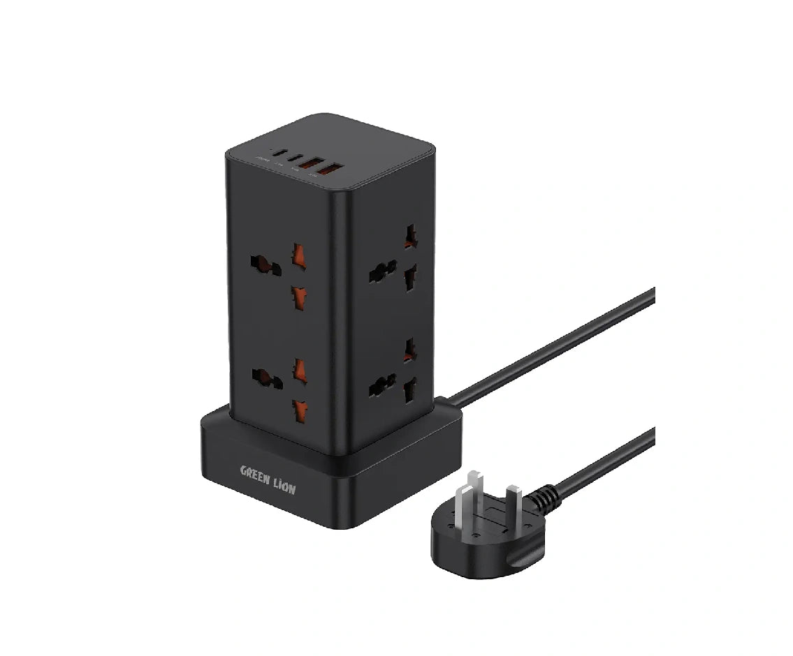 Green Lion Power Tower Multi-port Power Strip
