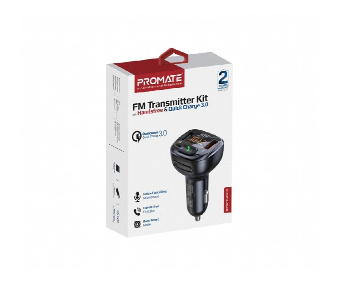 Fm Transmitter Kit With Handsfree & Quick Charge 3.0