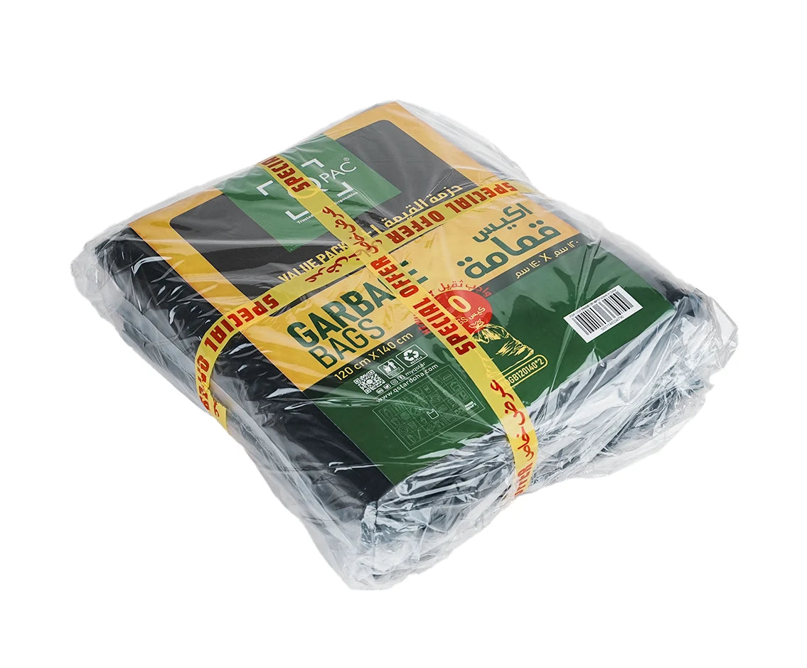 Garbage Bag 120 X 140 Q Pac Offer Pack 10 X 2 Packet