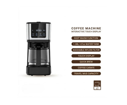 LePresso Rich Brew Coffee Machine with Interactive Touch Display