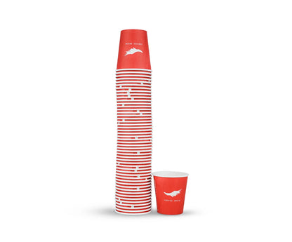 Paper Cup 7 Oz Red Q Pac 1x 50 Piece
