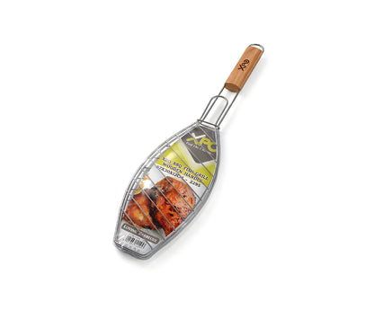 BBQ Fish Grill Wooden Handle 2295 Xpo