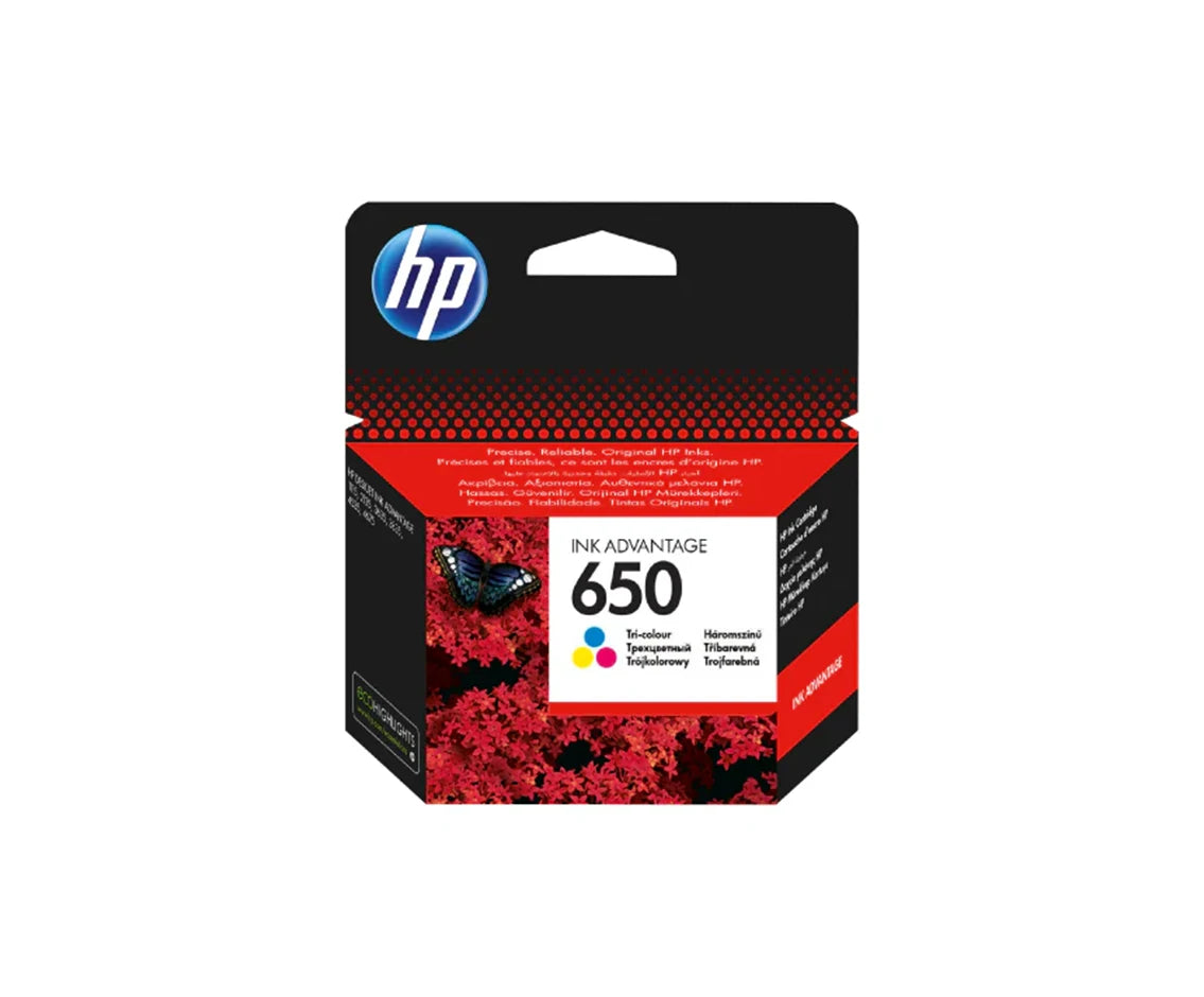 HP 650 Original Ink Cartridge – Tri-Color