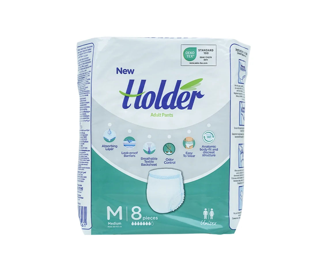 Holder Adult Diapers Pants Medium 8's