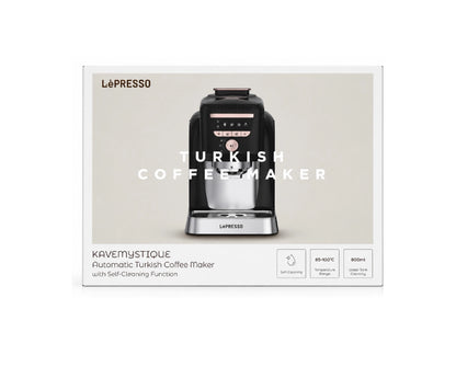 Lepresso KaveMystique Automatic Turkish Coffee Maker with Self-Cleaning Function