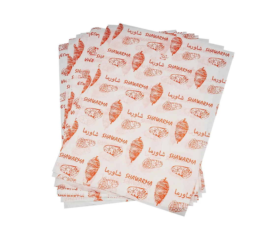 Sandwitch Paper Printed Orange 1 Kg x 1 Packet