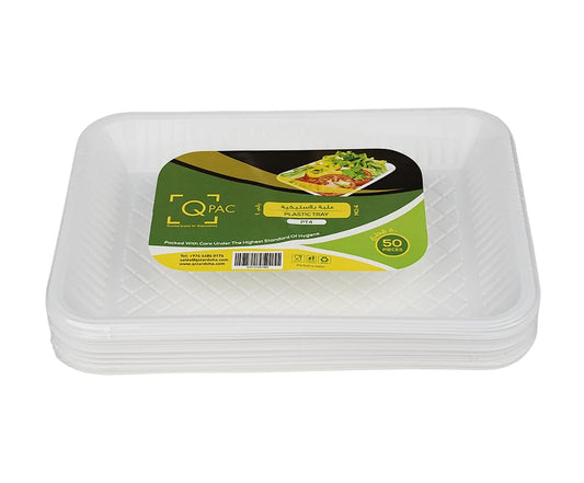 Plastic Tray 4 Q PAC 1000 Pieces
