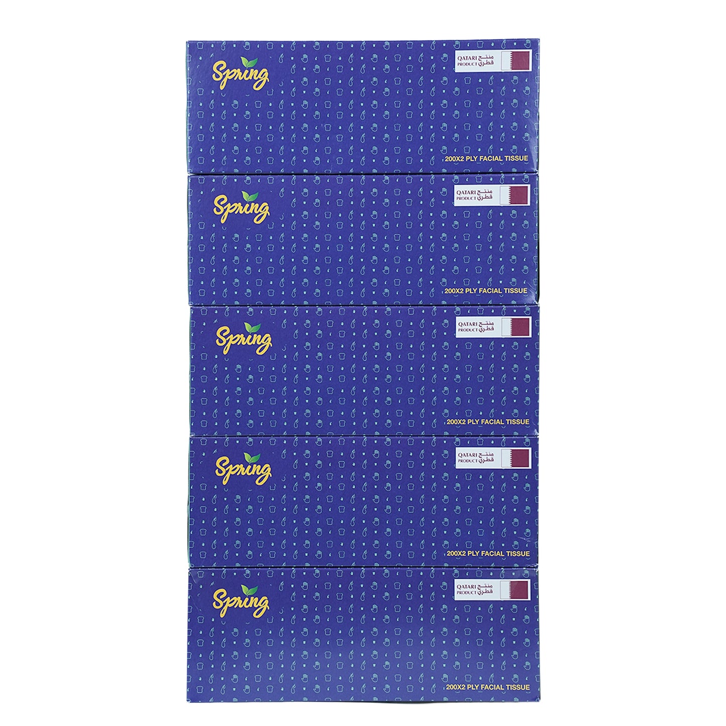 Spring Facial Tissue 200 Sheets 2 Ply