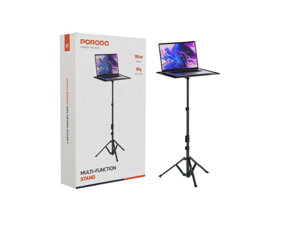 Porodo Multi-Angle Laptop & Projector Tripod Stand