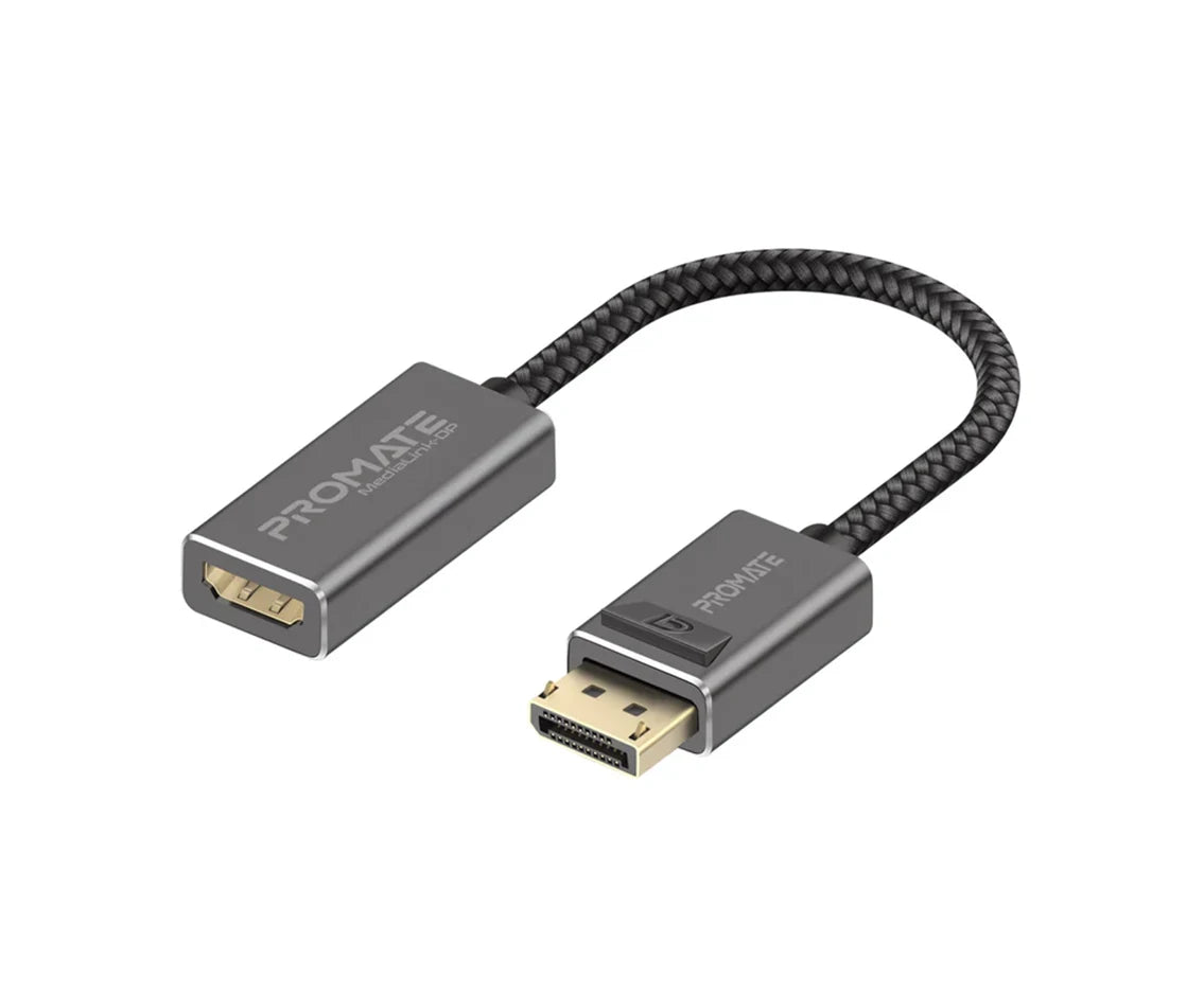 Promate 4K 60Hz High Definition DisplayPort to HDMI Adapter