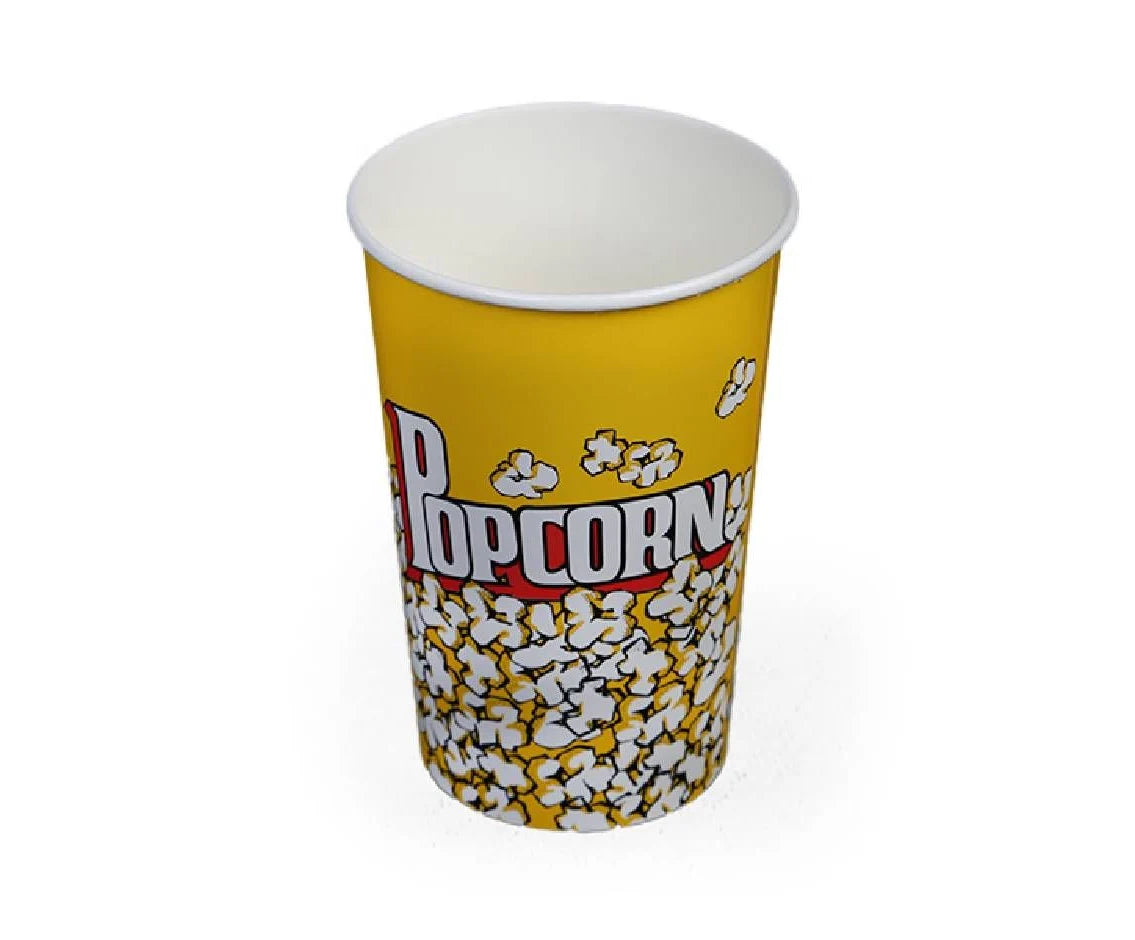 Paper Popcorn 32Oz Tub Q Pac 25 Piece