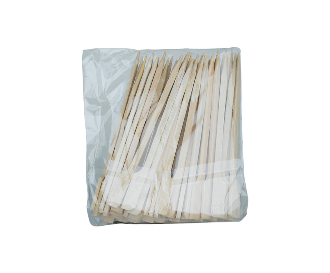 Wooden Skewer Flag 12 Cm 50 Pieces