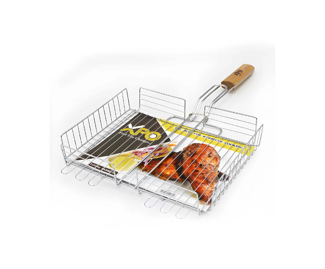 BBQ Wooden Handle Grill -2292 Xpo