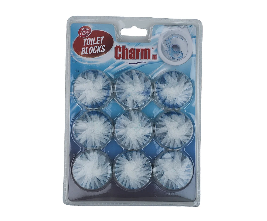 Charmm Toilet Blocks Blue 9x40 Gm 1 Piece