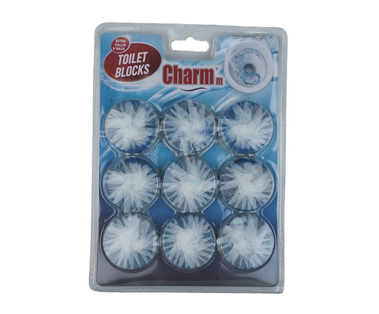 Charmm Toilet Blocks Blue 9x40 Gm 1 Piece