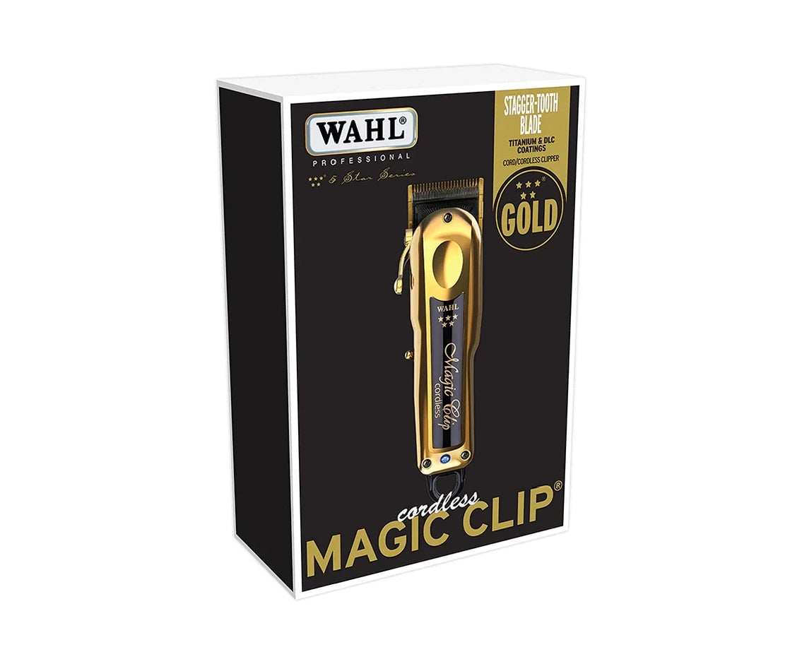 Wahl Profesional Hair Clipper Golden Edition  MAGIC CLIP CORDLESS GOLD EDITION 8591L1