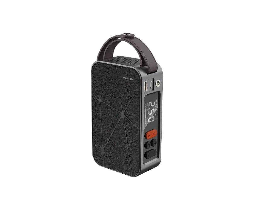 Porodo Flator 4000Mah Car Tire Inflator With Pressure Display