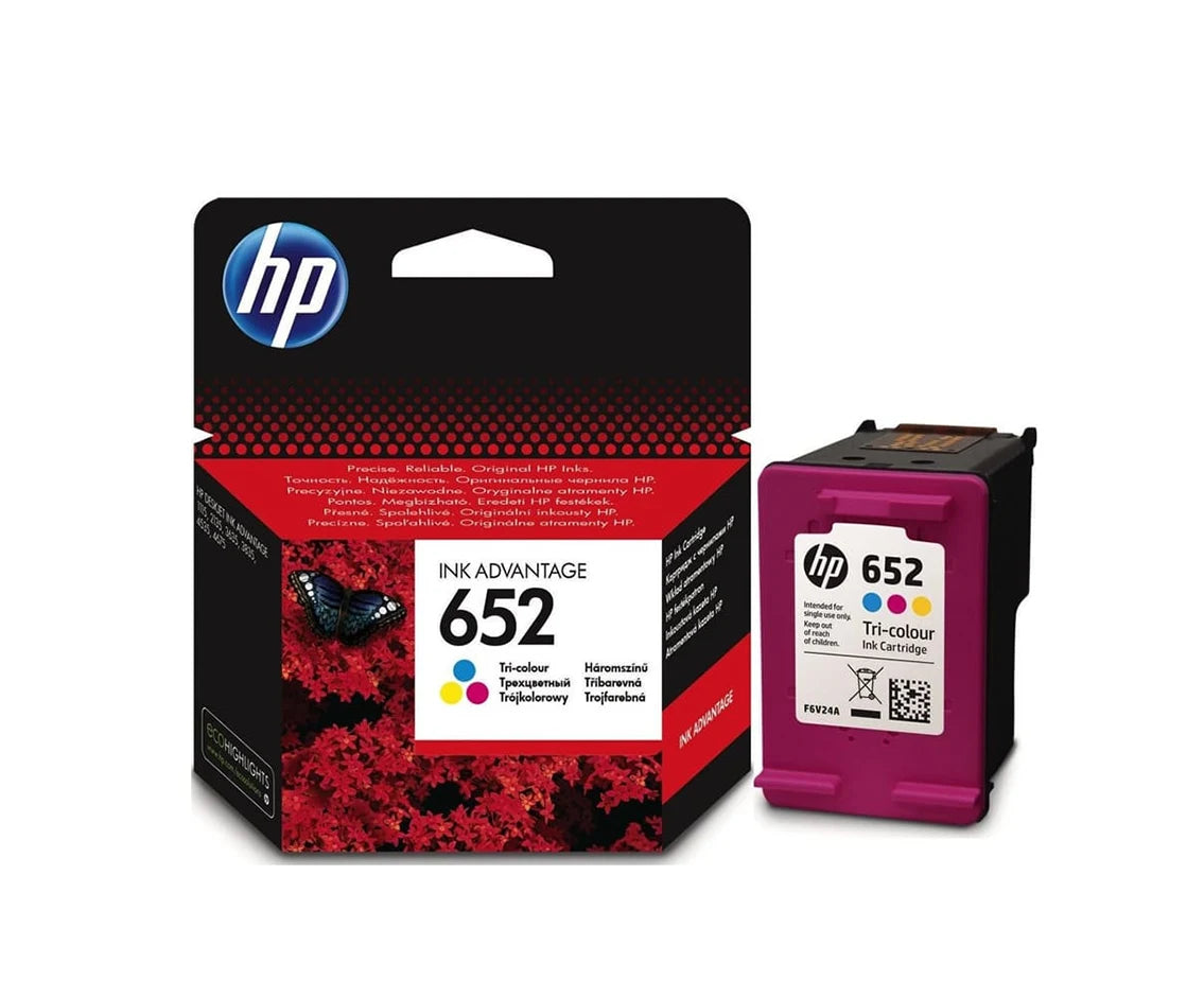 HP 652 Tri-Color Ink Advantage Cartridge