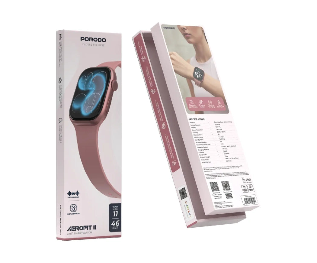 Porodo Aerofit  II S 1.75 Smartwatch