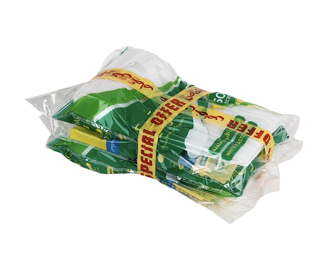 Plastic Spoon White Offer Pack 3 Packet X 50 Pieces