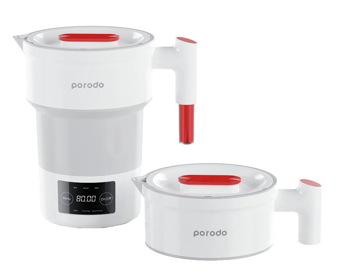 Porodo Poratable Folding Electric Kettle 600 ML