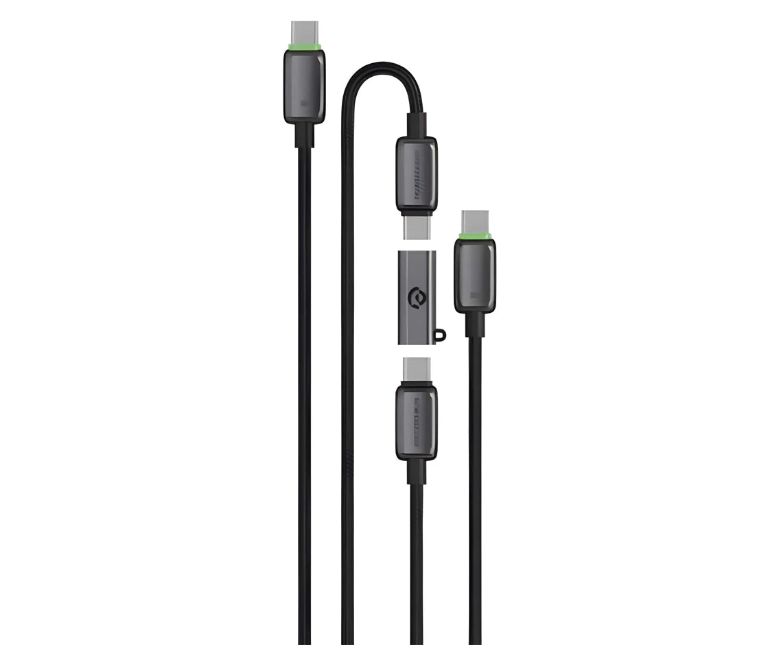 Powerology Argos Dual Usb-C cables with connector