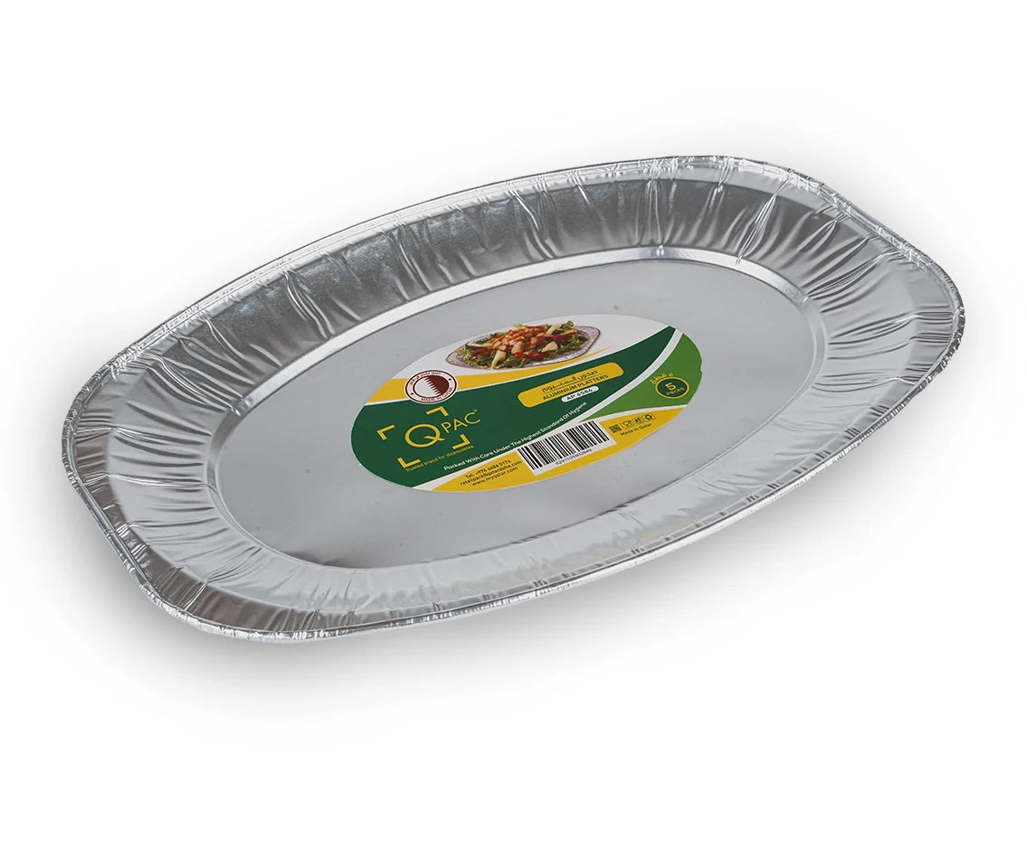 Aluminum Platters 6586 Q Pac 1X5 Pieces