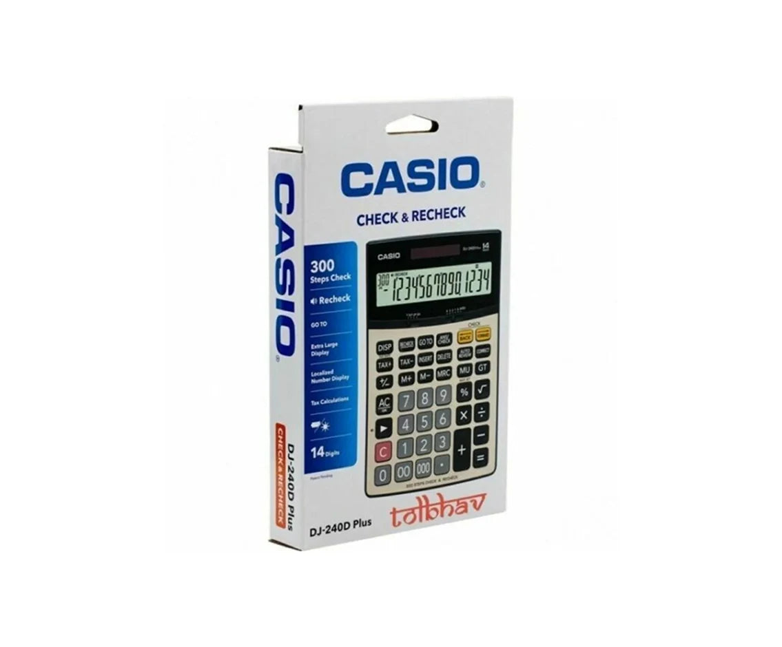 Casio Calculator DJ-240D Plus