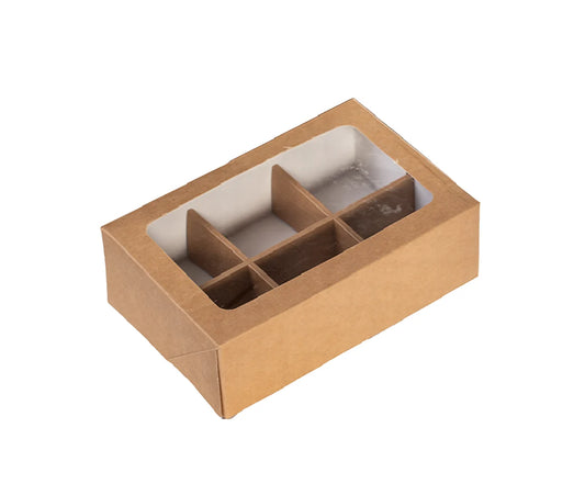Chocolate Box Brown 6 Part 25Cm X 17Cm