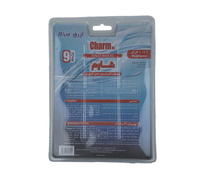 Charmm Toilet Blocks Blue 9x40 Gm 1 Piece