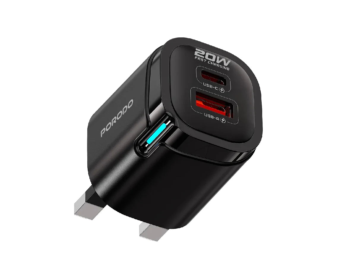 Porodo Usb-C to C Wall Adapter 20 W