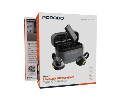 Porodo Movo Lavalier Microphone Usb-C Connector
